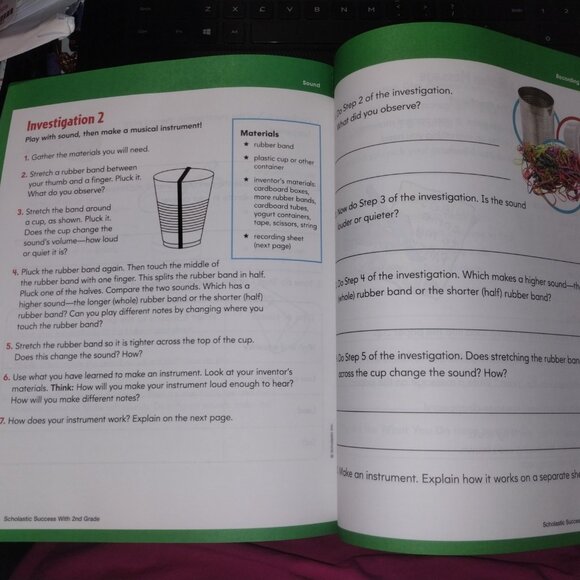 SCHOLASTIC 2ND GRADE WORKBOOK-- NEW CONDITION-- ALL SUBJECTS--#23 - Picture 3 of 4